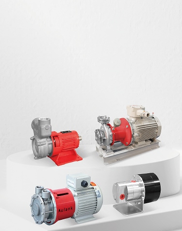 Aulank industrial pump products showing different structures and configurations for customized industrial applications